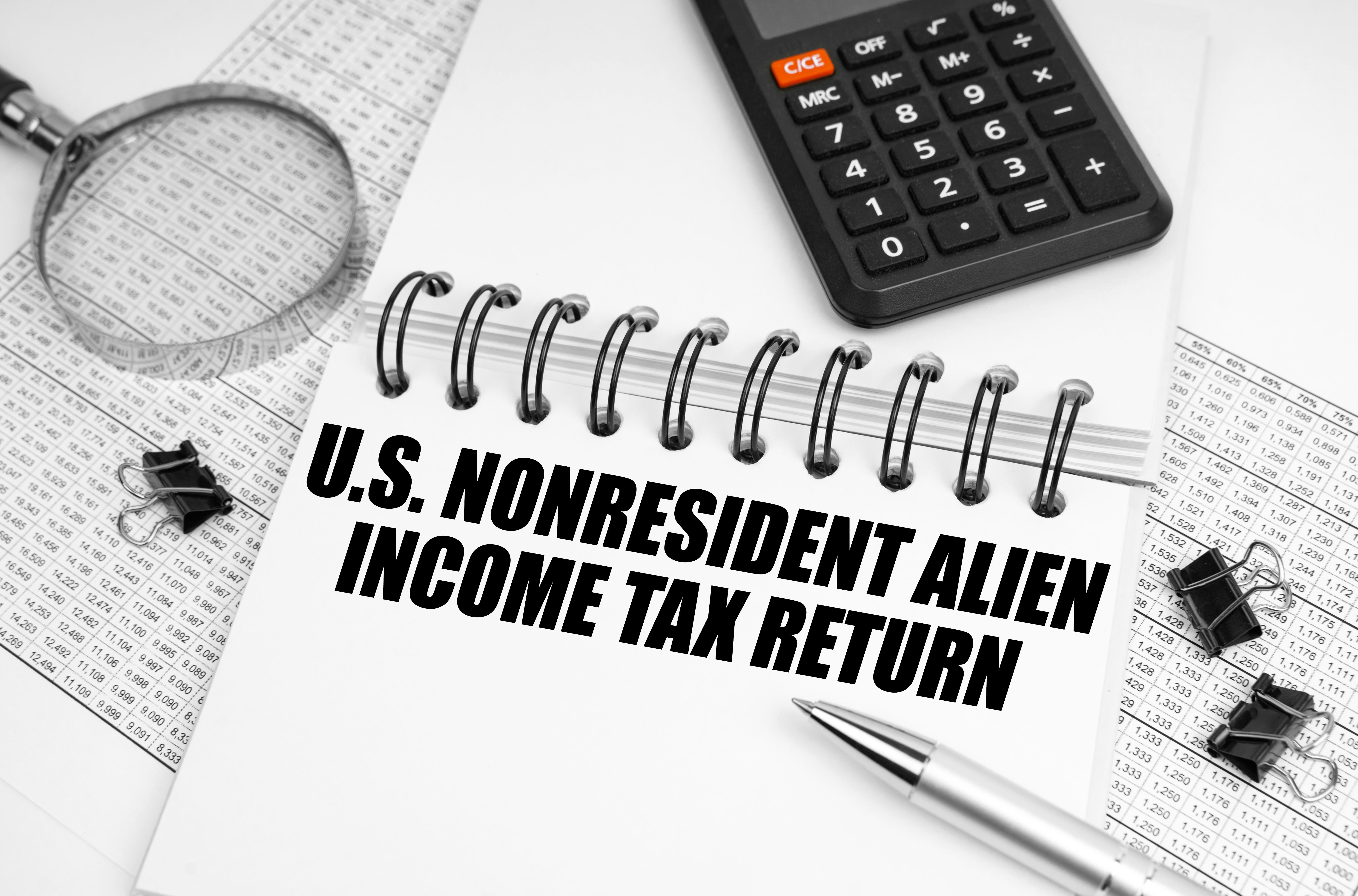 US Nonresident Alien Tax Return